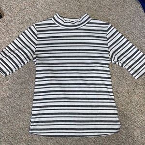 Striped 3/4 Sleeve Top